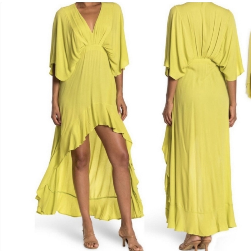 Young Fabulous & Broke Thea Dress in Zest